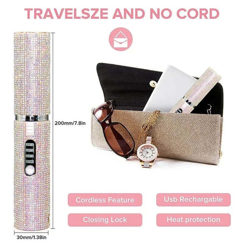 Portable Hair Straightener & Curler