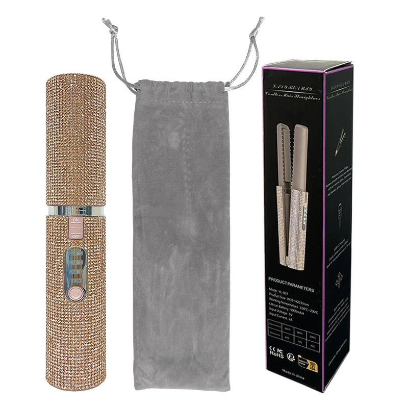 Portable Hair Straightener & Curler