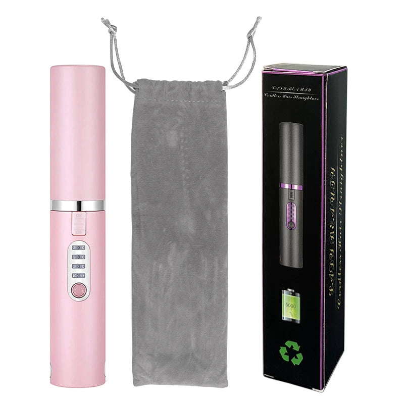 Portable Hair Straightener & Curler