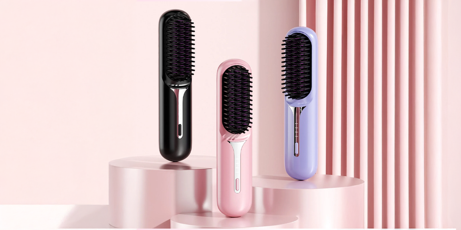 Portable Hair Straightener & Curler