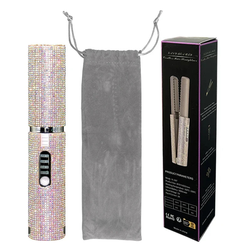 Portable Hair Straightener & Curler