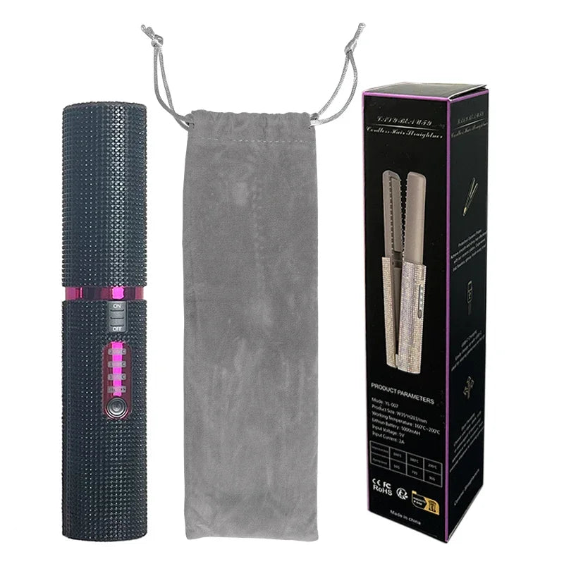Portable Hair Straightener & Curler