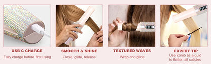 Portable Hair Straightener & Curler