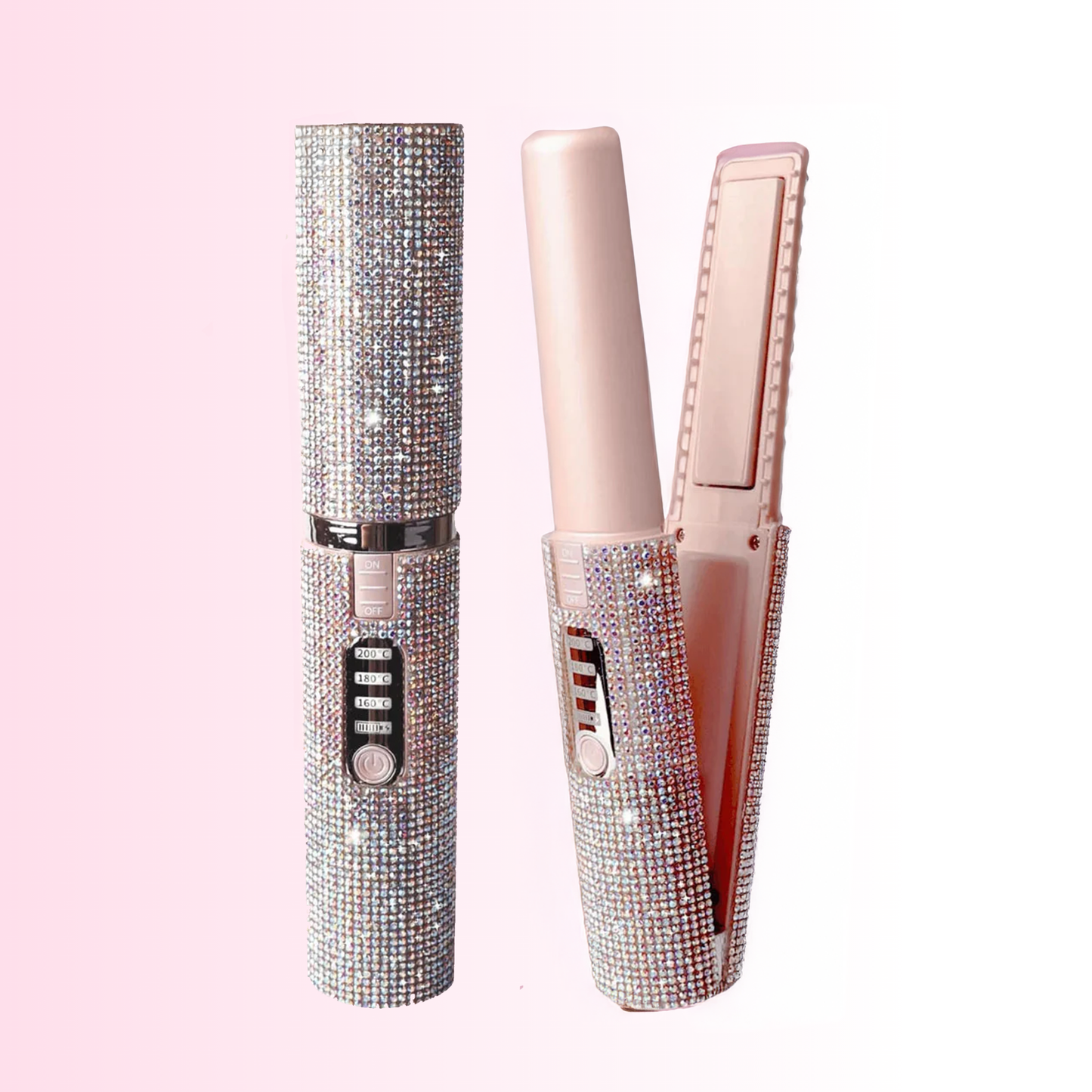 Portable Hair Straightener & Curler